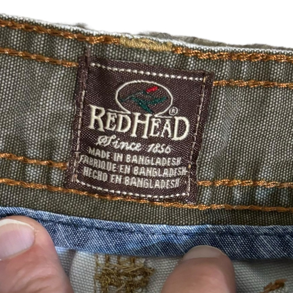 Men's RedHead canvas Pants, Olive, 38x30 - Picture 2 of 8